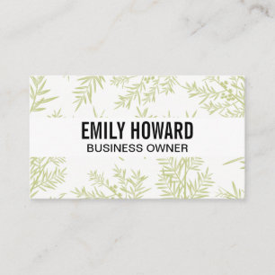 Tarjeta De Visita Fondo de las sucursales Juniper