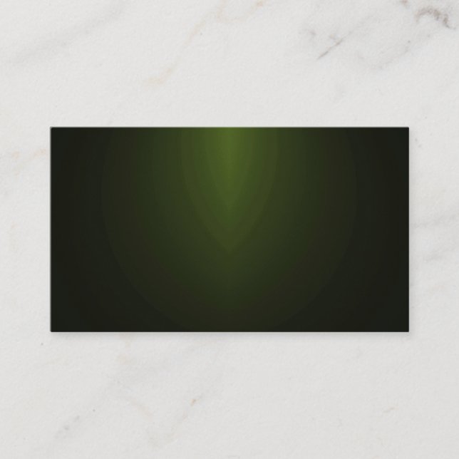 Tarjeta De Visita Fondo de los reflectores - Verde animado (Anverso)