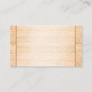 Tarjeta De Visita Fondo de madera de bambú