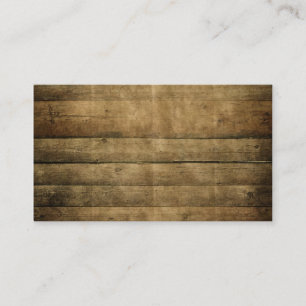 Tarjeta De Visita Fondo de madera de la cabina