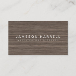 Tarjeta De Visita Fondo de madera marrón lujoso y moderno