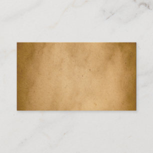 Tarjeta De Visita Fondo de papel amarillo del pergamino de Brown del
