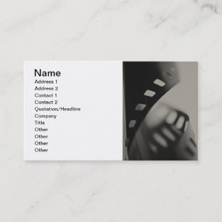 Tarjeta De Visita Fondo de película