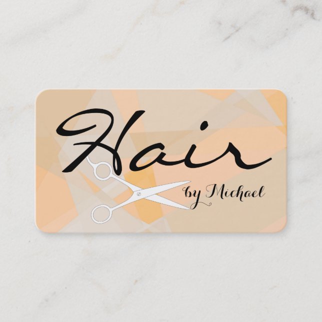 Tarjeta De Visita Fondo de resumen elegante de mosaico elegante de p (Anverso)