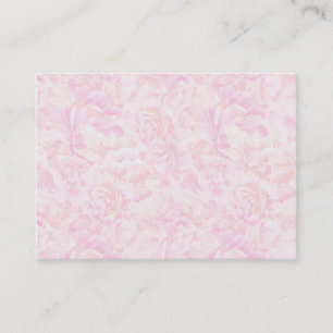 Tarjeta De Visita Fondo de rosas rosadas