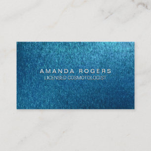 Tarjeta De Visita Fondo de textura azul