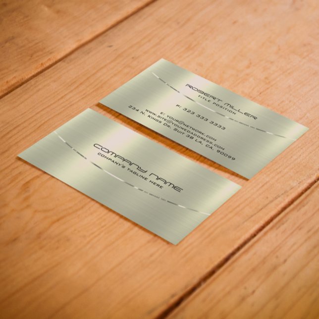 Tarjeta De Visita Fondo de textura metálica de plata deslucida (Subido por el creador)