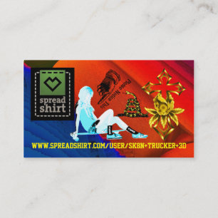 Tarjeta De Visita FONDO del NIÑO del CAMIONERO 3D DIGITAL de