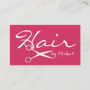Tarjeta De Visita Fondo Elegante De Cerezo De Estilo Cabello