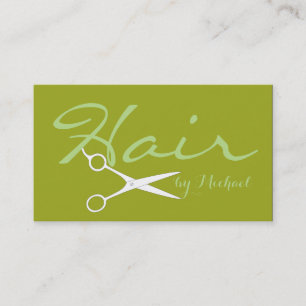 Tarjeta De Visita Fondo Elegante De Citrón Elegante De Pelo #2