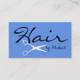 Tarjeta De Visita Fondo Elegante De Cornflower Azul Elegante