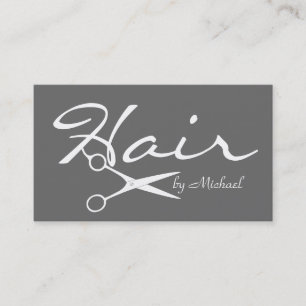 Tarjeta De Visita Fondo Elegante De Gris Elegante De Pelo