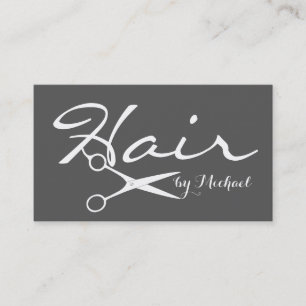 Tarjeta De Visita Fondo Elegante De Gris Elegante De Pelo