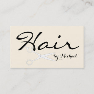 Tarjeta De Visita Fondo elegante de lata cósmico elegante de cabello