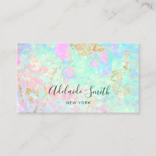 Tarjeta De Visita fondo fotográfico opal