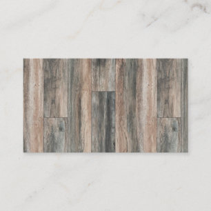 Tarjeta De Visita Fondo gráfico de madera dura en blanco