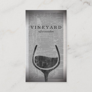 Tarjeta De Visita Fondo gris de textura craqueada   Vidrio