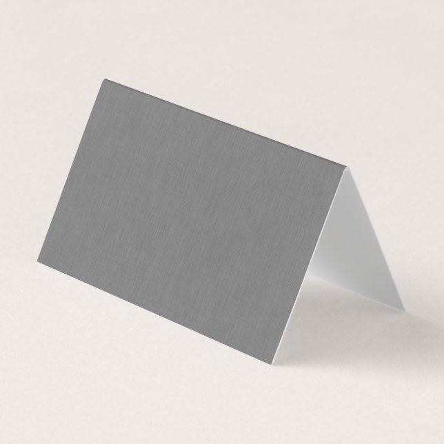 Tarjeta De Visita Fondo gris visual calmado y simple con textura (Anverso)