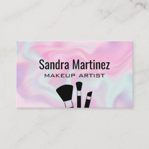 Tarjeta De Visita Fondo líquido del Pastel