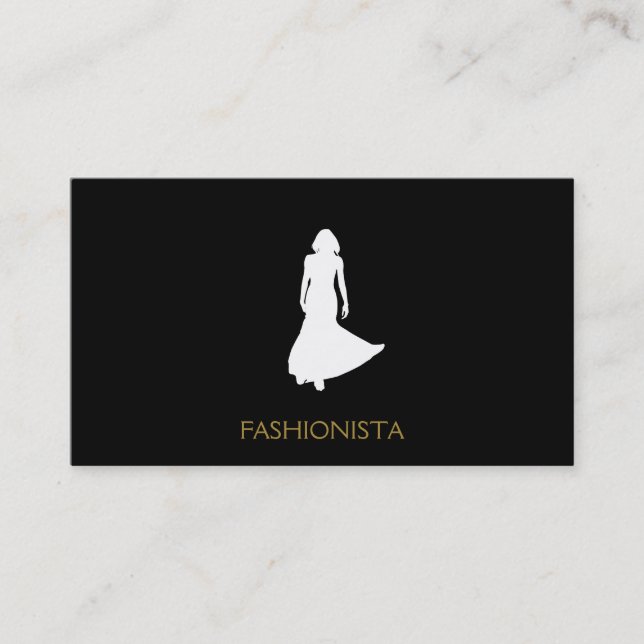 Tarjeta De Visita Fondo negro del modelo de pista (Anverso)