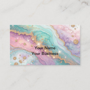 Tarjeta De Visita Fondo óptico del Purpurina de mesmerización