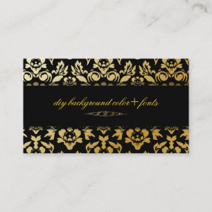 Tarjeta De Visita Fondo PixDezines Haute Coutour Damask/DIY