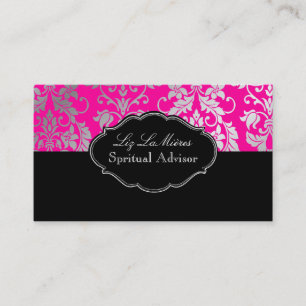 Tarjeta De Visita Fondo/rosa de PixDezines Tanza Damask/DIY
