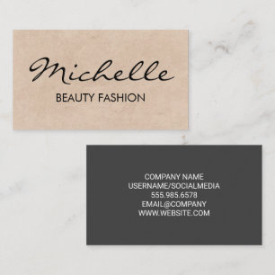 Tarjeta De Visita Fondo simple de textura   Profesional