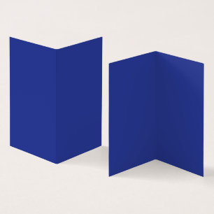 Tarjeta De Visita Fondo Sólido Azul Profundo Diseño Minimalista Au