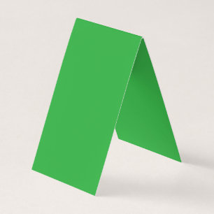 Tarjeta De Visita fondo verde con borde blanco