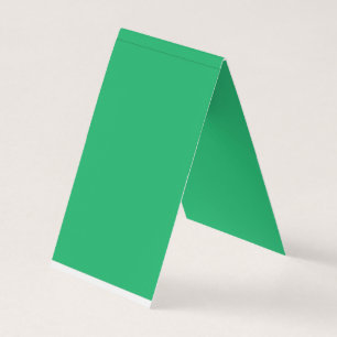 Tarjeta De Visita fondo verde con borde blanco