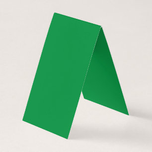 Tarjeta De Visita fondo verde con borde blanco