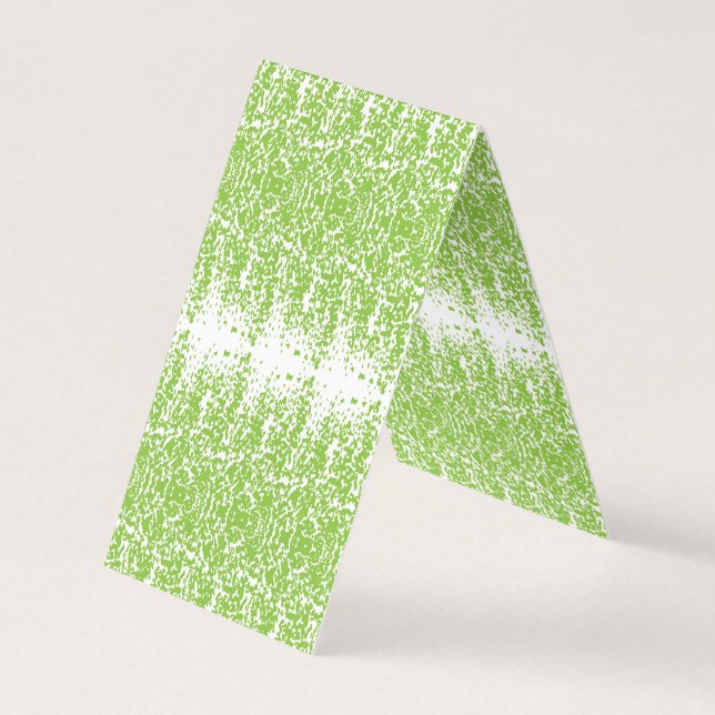 Tarjeta De Visita fondo verde y blanco con puntos pequeños (Anverso)