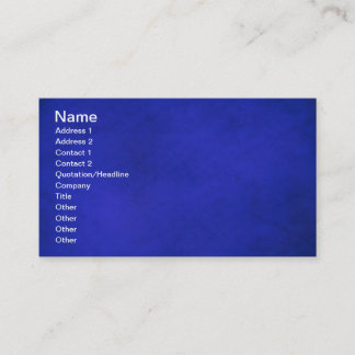 Tarjeta De Visita Fondos reales azules y negros