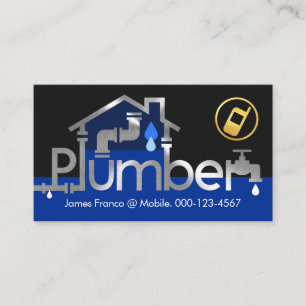 Tarjeta De Visita Fontanero Plomería Domiciliaria