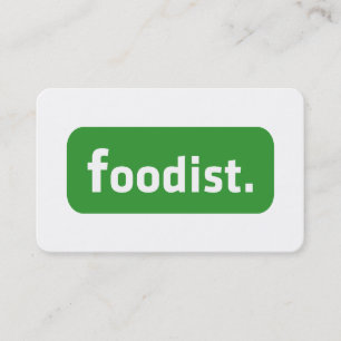 Tarjeta De Visita Foodist.
