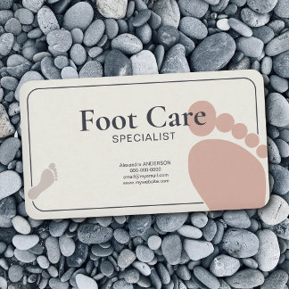 Tarjeta De Visita Foot Care Specialist
