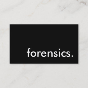 Tarjeta De Visita forense.