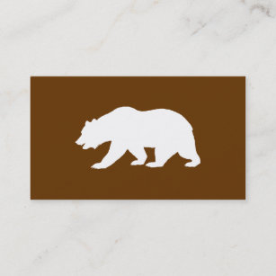Tarjeta De Visita Forma de oso