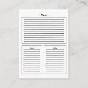Tarjeta De Visita forma, planes, qué hacer, qué comprar