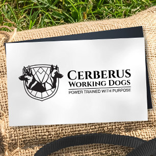 Tarjeta De Visita Formación de perros de trabajo - GSD-Malinois