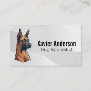 Tarjeta De Visita Formación de perros y servicios para animales