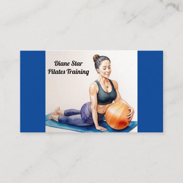 Tarjeta De Visita Formación de Pilates (Anverso)