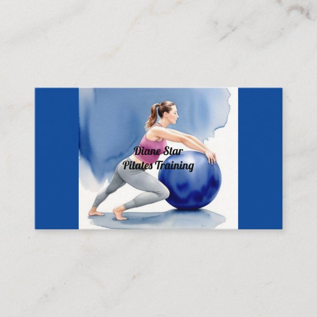 Tarjeta De Visita Formación de Pilates (Anverso)