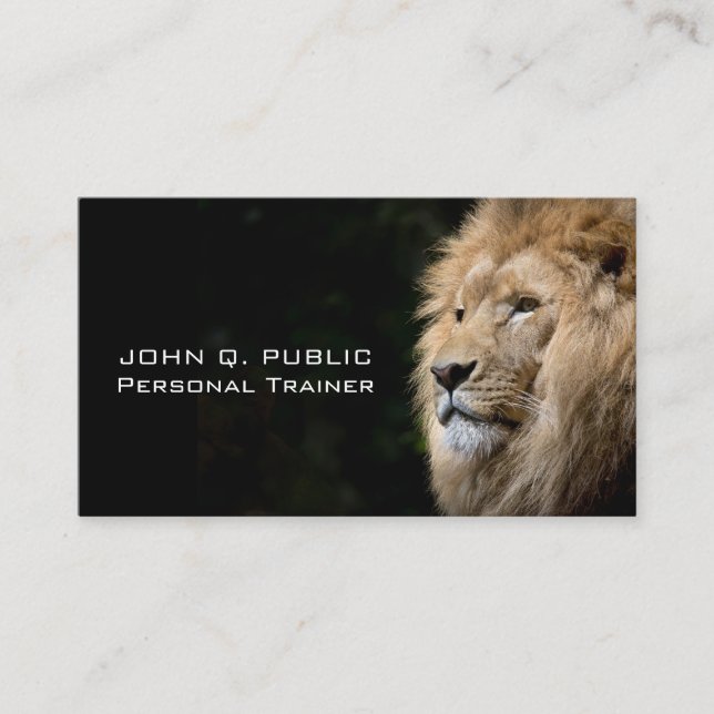 Tarjeta De Visita Formación personal Fitness Bodybuilding Nutrición (Anverso)