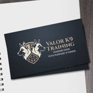 Tarjeta De Visita Formación profesional K9 - Malinois belga