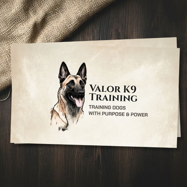 Tarjeta De Visita Formación profesional K9 - Malinois belga (Subido por el creador)