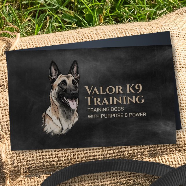 Tarjeta De Visita Formación profesional K9 - Malinois belga (Subido por el creador)