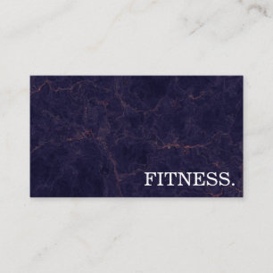 Tarjeta De Visita Formador de fitness Mínimo