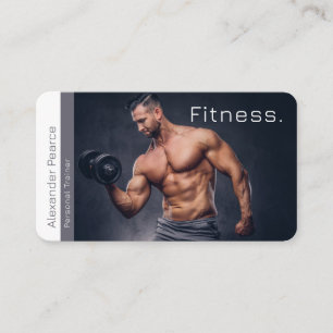 Tarjeta De Visita Formador personal de fitness   Deportes activos